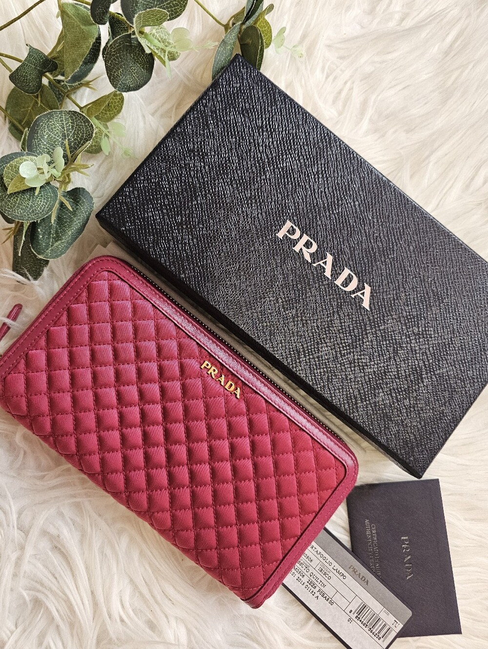 Prada Tessuto Quilted Long Wallet: NWT Full Inclusion